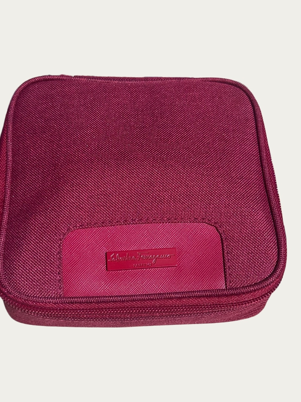 Salvatore Ferragamo Cosmetic Toiletry Travel Bag Perfums For Avianca Zip